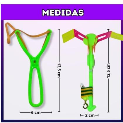 Imagem de Estilingue Com Luz De Led Voador Brinquedo Lançador