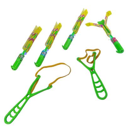 Imagem de Estilingue Foguete com LED - Kit 4 Foguetes e 2 Estilingues