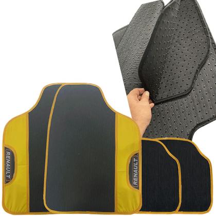 Imagem de Estilo e Proteção Jogo de Tapete Universal emborrachado com Capa Protetor Almofada de Cinto seguranç