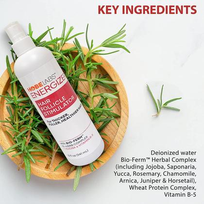 Imagem de Estimulador de folículos capilares Hobe Labs Energizer 240 mL com jojoba