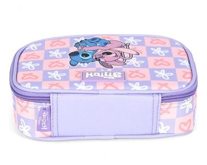 Imagem de Estojo 100 Pens Box C/ Elástico Stitch Beijos Et47743sc