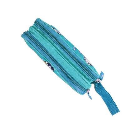 Imagem de Estojo 2 Divisórias Cross Style Panda Unicórnio Verde Clio