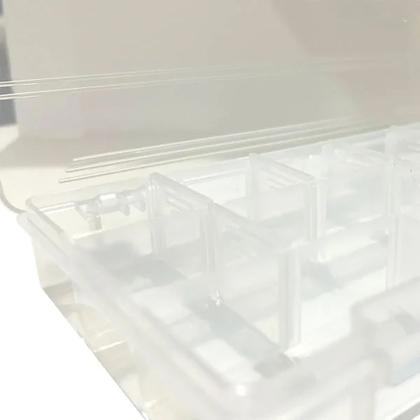 Imagem de Estojo 2 partes Com Divisorias DW-014 20x16x4.5cm - Deyu