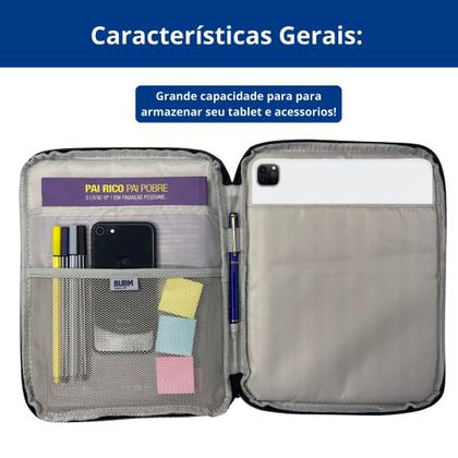 Imagem de Estojo bolsa compatível com Tablet Vaio Ti10 10.4" Polegadas
