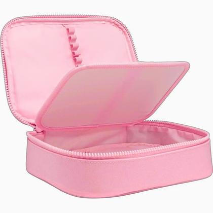 Imagem de Estojo Box Academie 100 Pens Happy Rosa Liso Tilibra