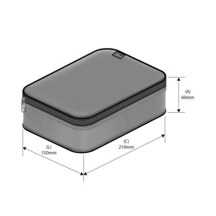 Imagem de Estojo Box Académie Nylon Escolar Com Divisória 24 Elásticos