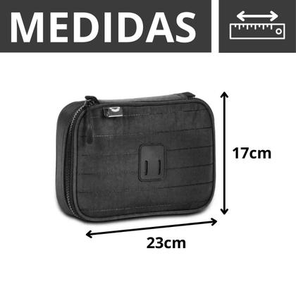 Imagem de Estojo Box Authentic Grande P/ 100 Pens Escolar C/ 36 Elásticos - Super Espaçoso E Resistente - Clio