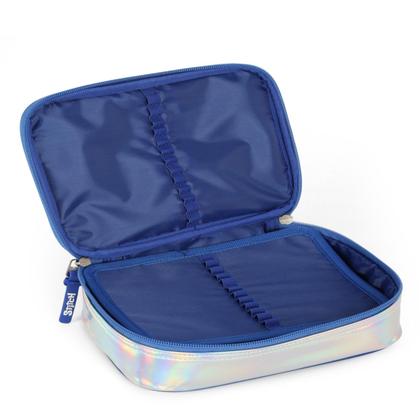 Imagem de Estojo Box Luxcel Lilo Stitch Holográfico Prata Menina