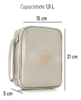 Imagem de Estojo Box Organizador Escola Grande Masculino Feminino Liso