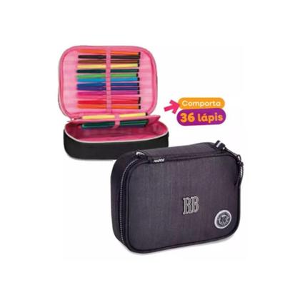 Imagem de Estojo Box Rebecca Bonbon RB24534 Preto - Clio