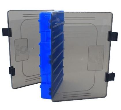 Imagem de Estojo Caixa Pesca Duplo Iscas Artificiais Anzol Girador