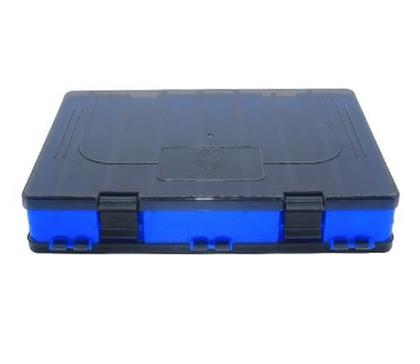 Imagem de Estojo Caixa Pesca Duplo Iscas Artificiais Anzol Girador