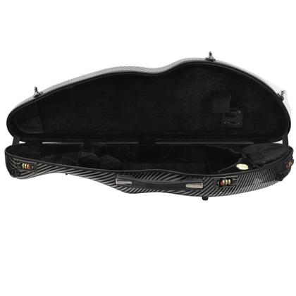 Imagem de Estojo Case Fibra De Vidro Violino 4/4 Preto Carbono