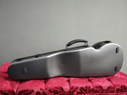 Imagem de Estojo Case Fibra De Vidro Violino 4/4 Preto Carbono