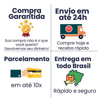 Imagem de Estojo com 12 pinceis de maquiagem lana profissional