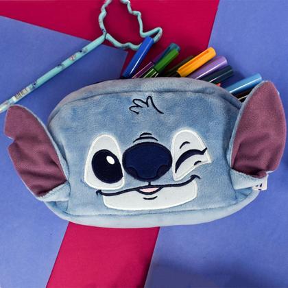 Imagem de Estojo Dac Fluffy Stitch Pelúcia 