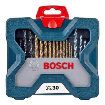 Imagem de Estojo de Brocas e Pontas Kit com 30 Peças X-Line Titânio BOSCH