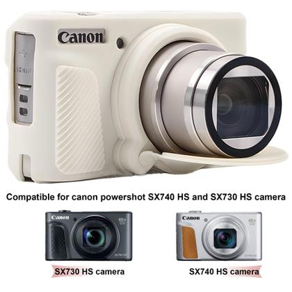 Imagem de Estojo de câmera BOVKE de silicone para Canon PowerShot SX740/SX730