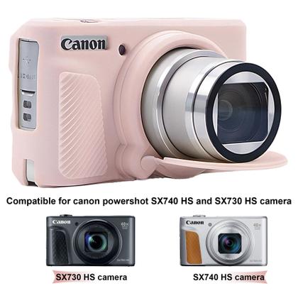 Imagem de Estojo de câmera BOVKE de silicone para Canon PowerShot SX740/SX730