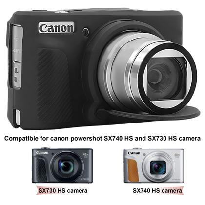 Imagem de Estojo de câmera BOVKE Silicone para Canon PowerShot SX740/SX730