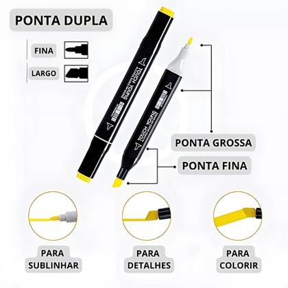 Imagem de Estojo de Canetinhas 24 Cores  Ideal para Presente