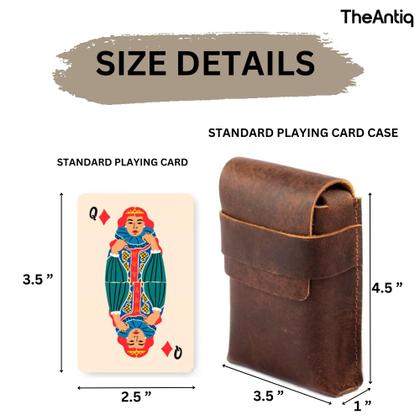 Imagem de Estojo de cartas TheAntiq Brown Leather Full-Grain
