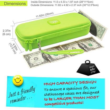 Imagem de Estojo de estetoscópio Capa rígida PROHAPI para 3M Littmann/ADC/Omron