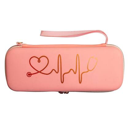 Imagem de Estojo de estetoscópio Plaris para enfermeiras 3M Littmann/MDF/Omron Pink