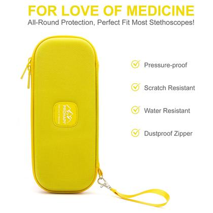 Imagem de Estojo de estetoscópio PROHAPI Hard Shell para estetoscópios Littmann