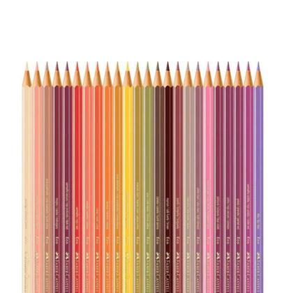 Imagem de Estojo de Estojo de Lápis de Cor Ecolápis Faber-Castell 72 Cores com Apontador  120172G 
