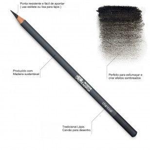 Imagem de Estojo de Lápis Carvão Winsor & Newton C/6