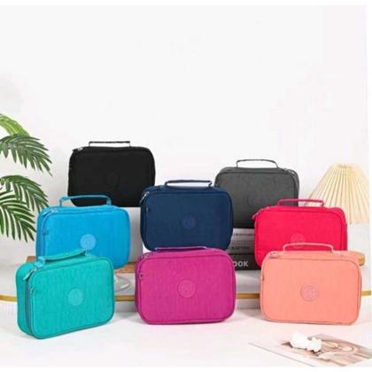 Imagem de Estojo De Lápis Escolar Juvenil Box Jumbo Nylon Táctico Grande Com Divisória