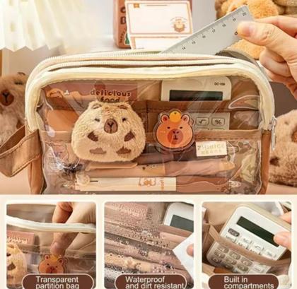 Imagem de Estojo De Papelaria Elegante Capivara Porta-lápis