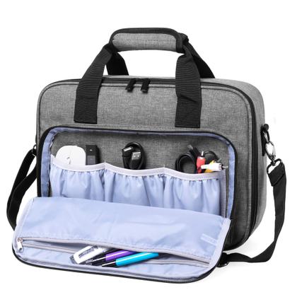 Imagem de Estojo de projetor Luxja com capa protetora para laptop cinza