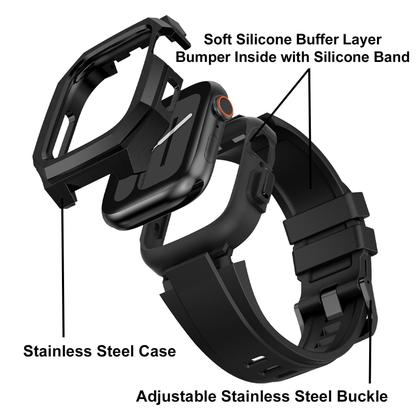 Imagem de Estojo de Relógio AIRYZGOOD Luxury Metal para Apple Watch 49mm