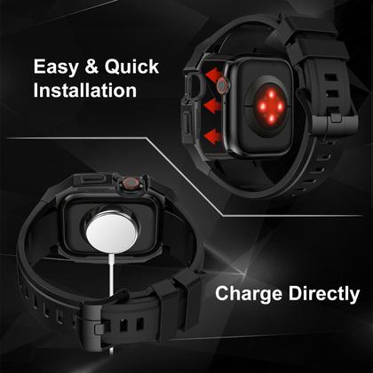 Imagem de Estojo de Relógio AIRYZGOOD Luxury Metal para Apple Watch 49mm