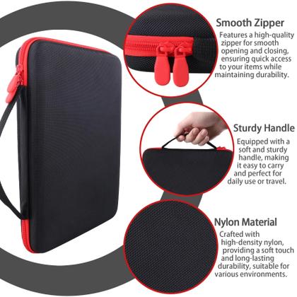 Imagem de Estojo de transporte Co2crea para controlador de arcade com todos os botões 8BitDo