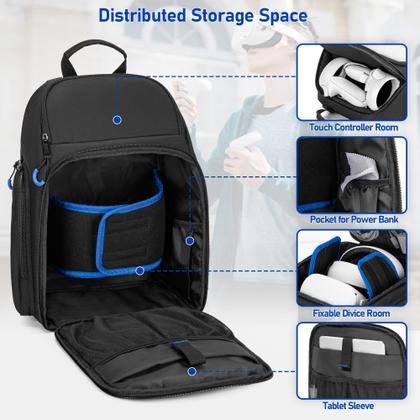 Imagem de Estojo de transporte Oculus Meta Quest 2/3/Pro compatível com PGmoon