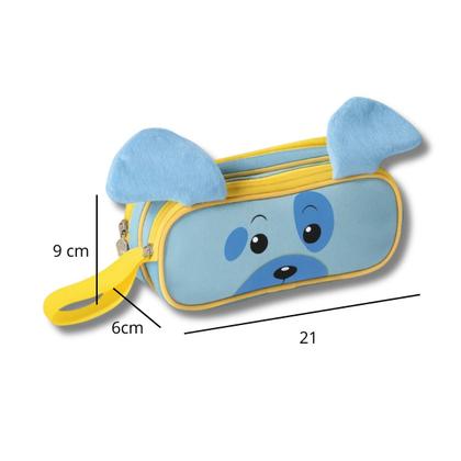 Imagem de Estojo Duplo Escolar Infantil Animais Clio Pets Cachorro