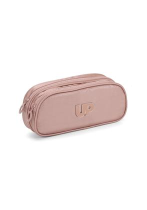 Imagem de Estojo Duplo Up4You Crinkle Metalizado Ouro Rosa - Luxcel ET47246UP