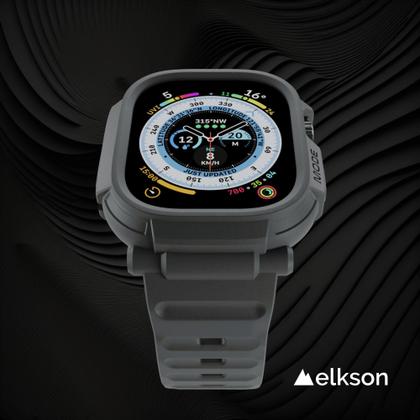 Imagem de Estojo e Pulseira Elkson Grey para Apple Watch Ultra (49mm) - Série 1 e 2