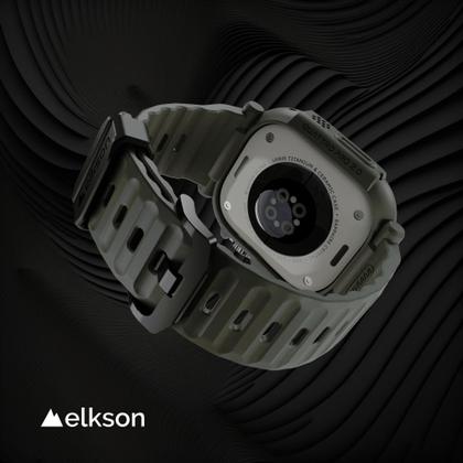 Imagem de Estojo e pulseira para Apple Watch Ultra 2/1 49 mm Elkson Green
