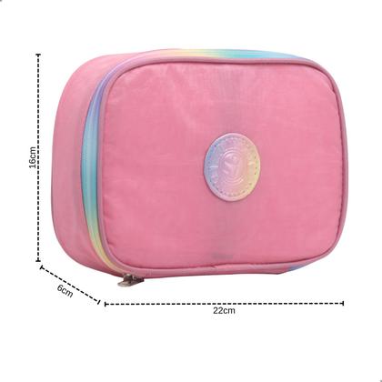 Imagem de Estojo Escolar Box 1 Compartimento Divisoria Porta Lapis Canetas Yepp MB13095-E