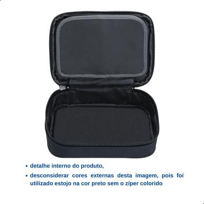 Imagem de Estojo Escolar Box 1 Compartimento Divisoria Porta Lapis Canetas Yepp MB13095-E
