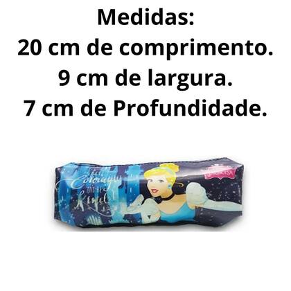 Imagem de Estojo Escolar Disney Princesa Cinderela Dermiwil 30100