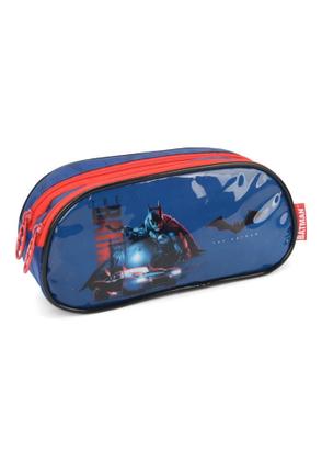 Imagem de Estojo escolar infantil 02 zíper luxcel batman azul
