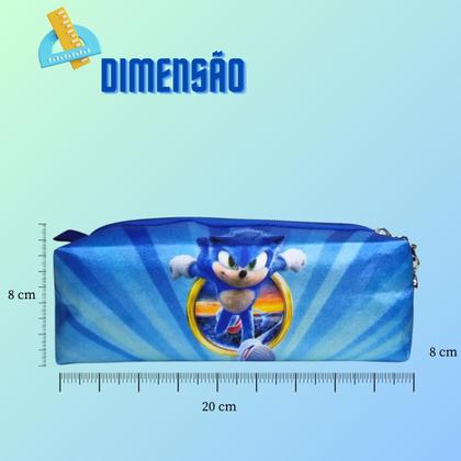 Imagem de Estojo Escolar Infantil Porta Lapis Menino Masculino Grande 