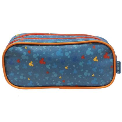 Imagem de Estojo Escolar Menino 2 Bolsos Mickey Mouse Disney 10515