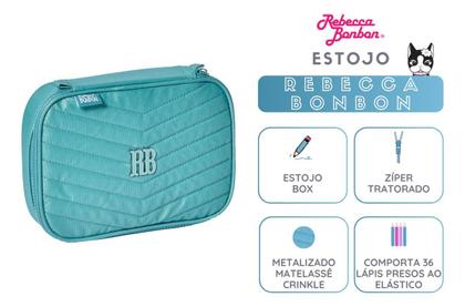 Imagem de Estojo Escolar Rebecca Bonbon Box Juvenil 36 Pens Original