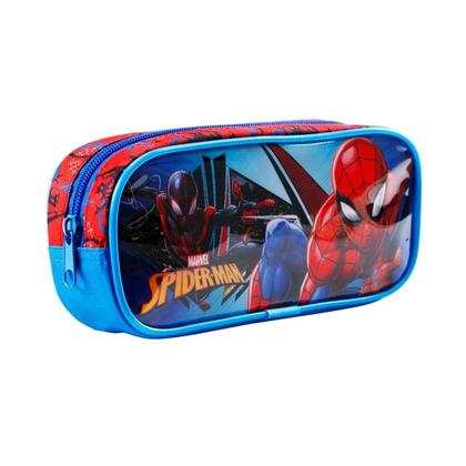 Imagem de Estojo Escolar Spiderman Homem Aranha Marvel Porta Lápis